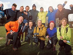 Supporting image for story: 550 people step out at Pontesbury Potter raises hospice funds