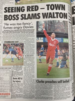 How the Shropshire Star reported the fall-out from the defeat