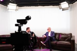 Mayor of the West Midlands, Richard Parker, being interviewed