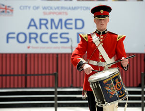 An Armed Forces Day event at the Mander Centre, Wolverhampton                                                                                                                                                                                                                                                                                                                  