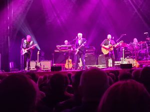 10cc on stage at The University of Wolverhampton at The Halls