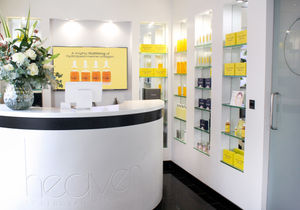 Inside Heaven Skincare. Photo: Heaven Skincare