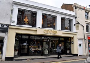 The restaurant is not hard to miss and takes up the site from the former Pizza Express