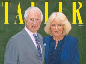 The King and Queen on the cover of Tatler magazine