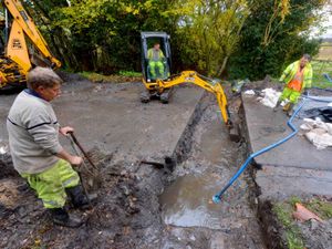 Supporting image for story: New concrete pipes installed to stop Walsall Wood flooding