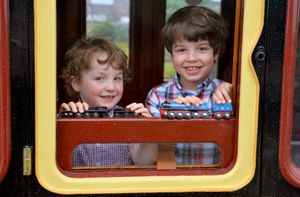 Lucas Stringer, 4, and Felix Stringer, 6, from Bewdley