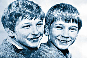 Twins Alastair, left, and Jonathan Goulder