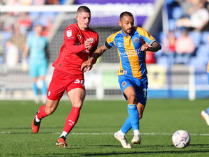 Funso Ojo of Shrewsbury Town. (AMA)