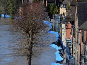 Ironbridge's temporary flood barriers were overwhelmed by the sheer weight of water back in February
