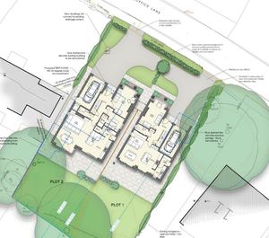 Post Office Lane Masterplan. Credit Neil Boddison Associates and Cannock Chase District Council planning portal. With permission for all LDRS partners
