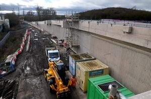 Work on the flyover is nearing completion