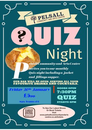 One of our regular quiz nights