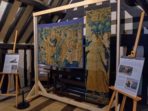 Supporting image for story: Truth behind Tudor house tapestries revealed