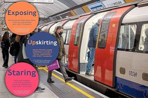 Adverts in London target men