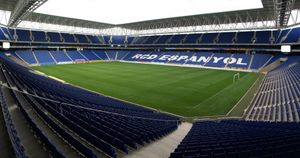 The RCDE Stadium, home of Espanyol, should be 'almost full' for the return leg