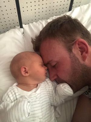 Phil with his daughter, Ruby