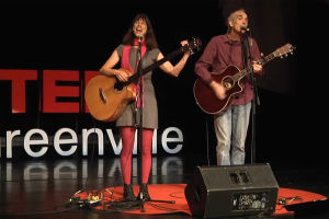 Performing at TEDx