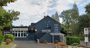 Police said the woman was run over outside The Hare and Hounds pub in Kidderminster. Photo: Google