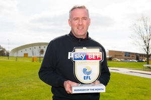 Paul Lambert enjoyed March - claiming the manager of the month award.