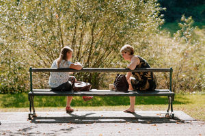 People have been enjoying the sun in the Quarry in Shrewsbury