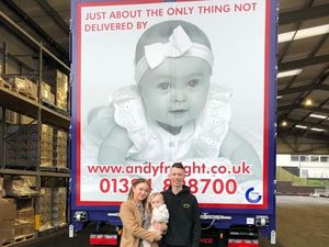 Supporting image for story: Toddler becomes star of Black Country firm's lorries