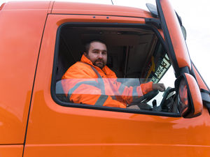 Supporting image for story: Telford lorry driver who stepped in to help after M6 crash praised by officials