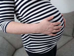 A pregnant lady