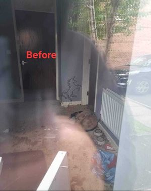 Hope when she was found tied to a radiator before Christmas