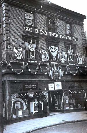 Gas Showroom, decorated for the Coronation in 1937