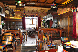 Olde worlde – inside is cosy and homely