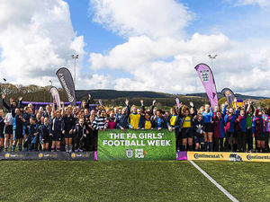Supporting image for story: Football is a hit with the girls at Ludlow