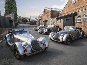 Supporting image for story: First limited-run Morgan Plus 4 70th Anniversary models roll off production line