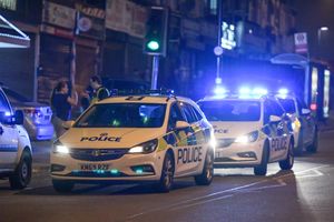 The scene in Birmingham last night. Pic: SnapperSK