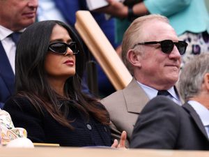 Supporting image for story: Salma Hayek and Francois-Henri Pinault among couples at day seven of Wimbledon