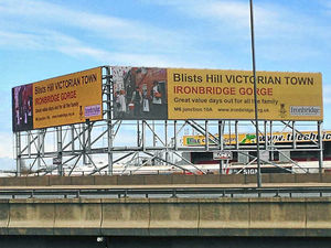 Supporting image for story: Ironbridge Gorge targets Europe's biggest ad alongside the M6