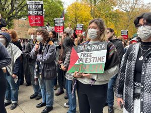 Supporting image for story: Hundreds of Edinburgh University staff and students join pro-Palestinian protest
