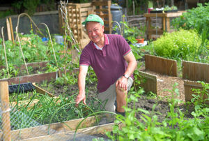 Dr Ken Smith said the award was a wonderful acknowledgement of Hawbush Community Garden