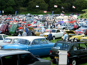 Supporting image for story: Himley Hall fuels vintage car show - with pictures