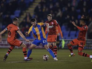 Supporting image for story: Shrewsbury 0 Huddersfield 1: Salop fall to narrow defeat against the Terriers
