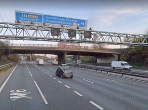 Supporting image for story: Woman seriously injured after falling from M6 bridge