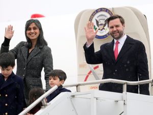 Supporting image for story: JD Vance visiting Dachau concentration camp on eve of meeting with Zelensky