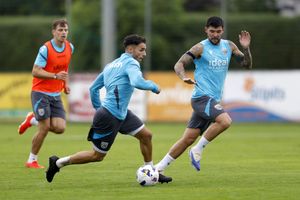 Tammer Bany at West Brom's camp in Austria (Photo by Adam Fradgley/West Bromwich Albion FC via Getty Images)