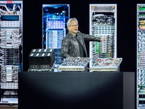 Supporting image for story: Tech shares dip as Nvidia says controls on AI chip exports will cost it billions