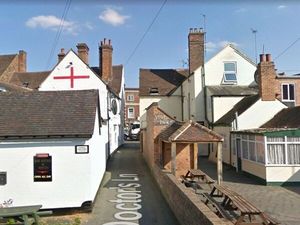 Doctors Lane viewed from the back of The Fosters Arms in Bridgnorth. Photo: Google