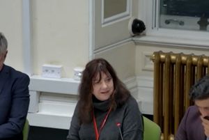 Birmingham Council managing director Joanne Roney speaks about the bins strike dispute at a finance scrutiny meeting on January 6. Credit: Council webcast.