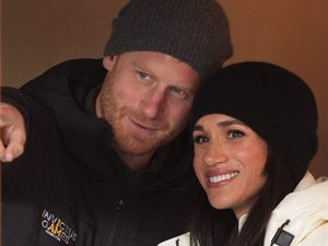 The Duke and Duchess of Sussex close up