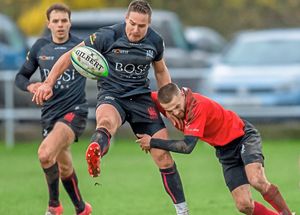 Action from Ludlow’s 19-3 defeat at home to Walsall in Regional Two West Midlands Picture: Trevor Patchett