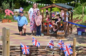 Supporting image for story: Pupils and parents celebrate new primary school garden in Shropshire border village
