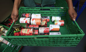 Many families have to rely on food banks