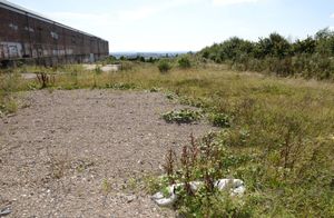 The site of the proposed new police station in Hall Street, Dudley......................................................................................................................................................................................  .............................